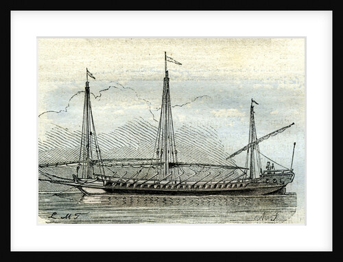 Barque Longue 17th Century UK by Anonymous