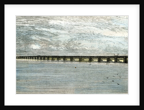 Montreal Victoria Bridge Canada 1873 by Anonymous