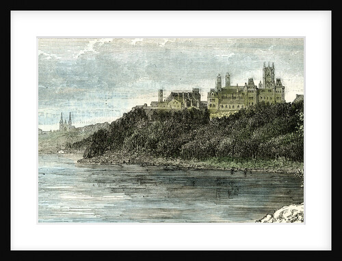 Ottawa Parliament Canada 1873 by Anonymous