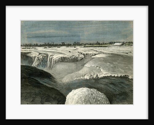 La Chaudiere in Winter Canada 1873 by Anonymous