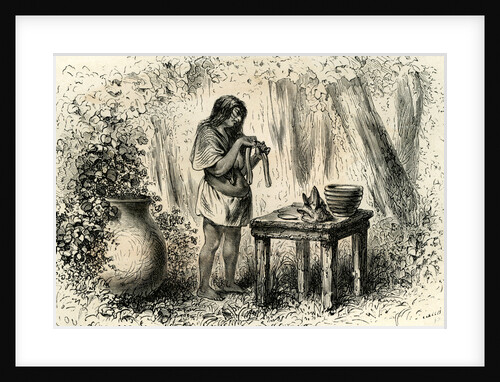 Conibo Woman 1869 Peru by Anonymous