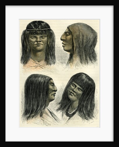 Chontaquiros Indians 1869 Peru by Anonymous