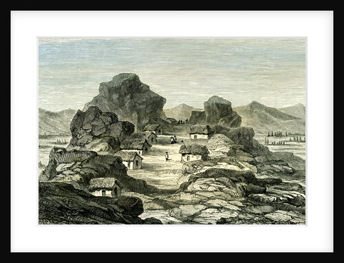 Sachaca Village 1869 Peru by Anonymous