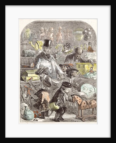 New Year's Gifts the Toyshop Jackson Children 1860 by Anonymous