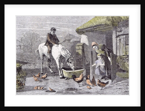 The Farmhouse Porch by Anonymous