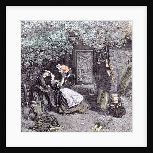 Happy Days in the Garden Children C.J. Lewis 1860 by Anonymous