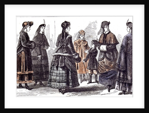 Paris Fasions for February 1869 by Anonymous