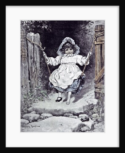 Happy As a King D. Knowles Child 1892 by Anonymous