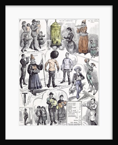 At the Royal Victoria Coffee Hall Waterloo Road South London 19th Century by Anonymous
