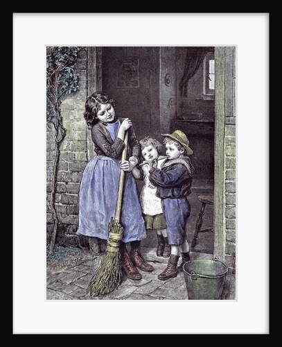 Children and the Saturday's Purchase 1891 by Anonymous