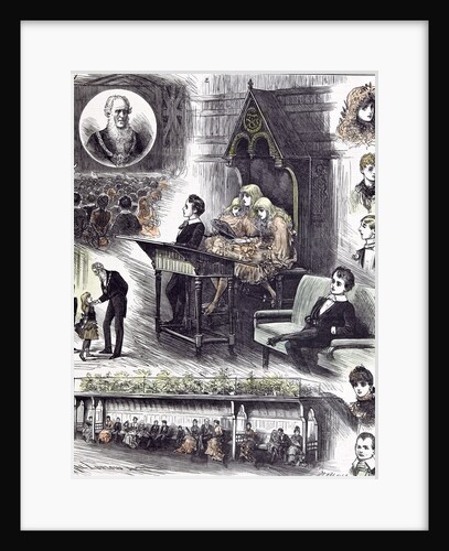 The Mayor's Juvenile Ball at the Manchester Townhall 1882 by Anonymous