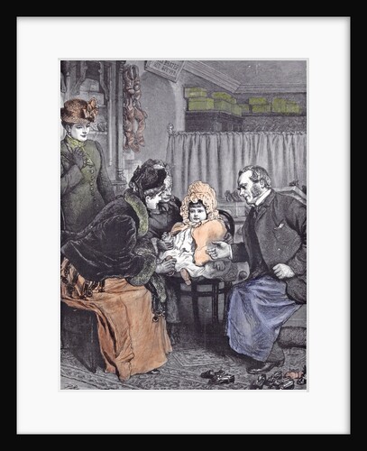 The Babies First Shoes 1891 by Anonymous