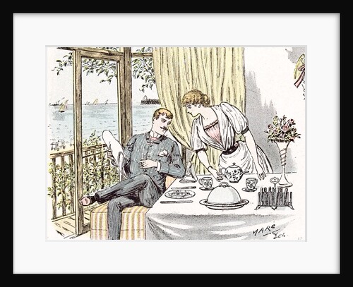 Wedding Anouncement in 1892 by Anonymous