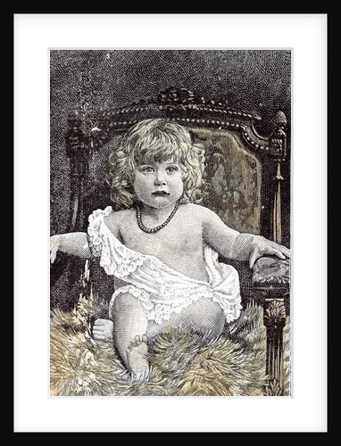 Girl in a Chair Hackney London 1892 by Anonymous