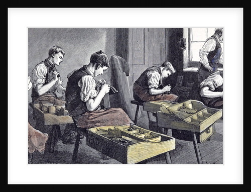 Little Boy's Home at Farningham Britain 1891 by Anonymous
