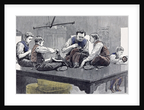 Little Boy's Home at Farningham Britain 1891 by Anonymous