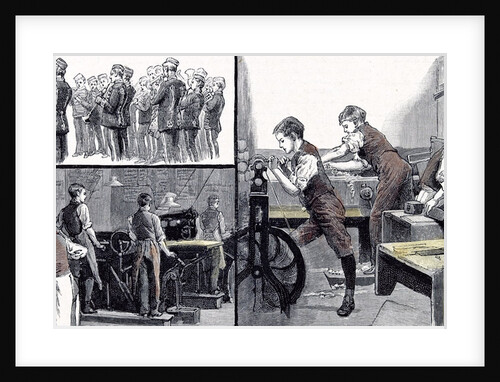 Little Boy's Home at Farningham Britain 1891 by Anonymous