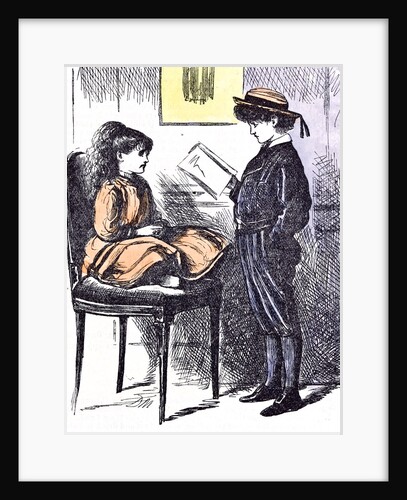 Boy and Girl Learning 1873 by Anonymous