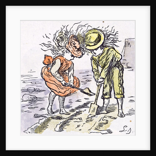 At the Seaside 1873 by Anonymous