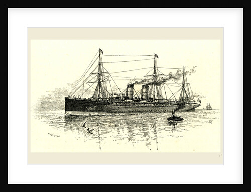 The Cunard Steamship Umbria, 1891 by Anonymous