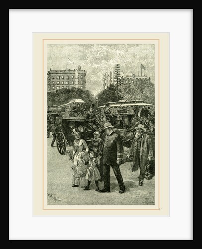 New York, A Member of the Broadway Squad on Duty, 1891 by Anonymous