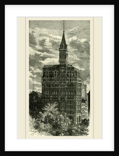 Office of the New York Tribune, 1891 by Anonymous