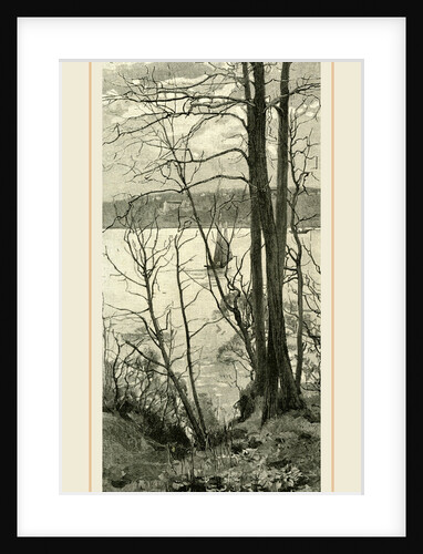 View across the Hudson at Riverside Park, 1891 by Anonymous