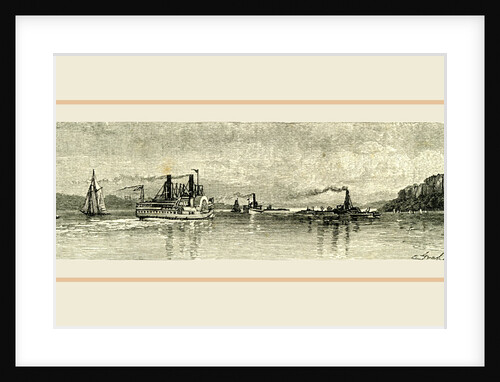 Approach to New York by the Hudson, 1891 by Anonymous