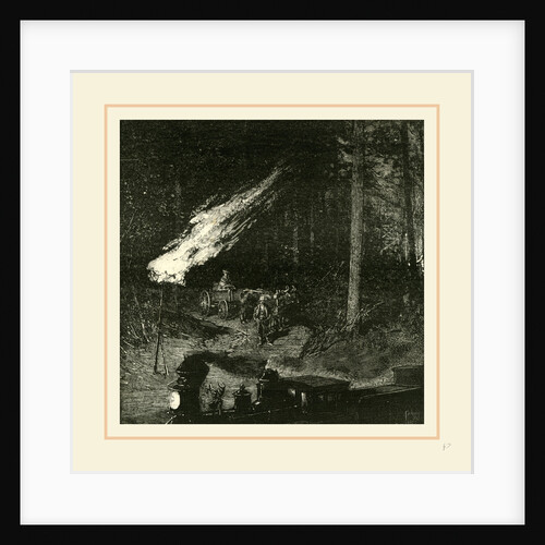 Pennsylvania, A Gas Well, 19th Century, America by Anonymous