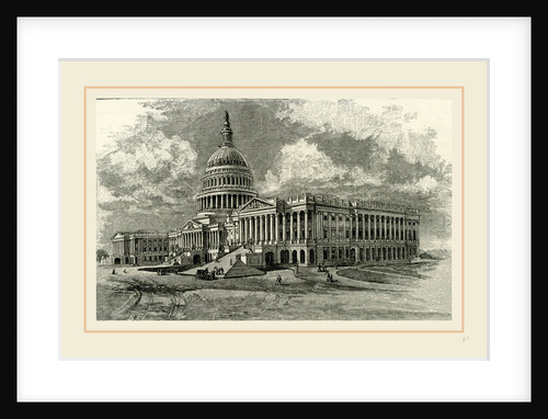 The Capitol at Washington, East Front, 19th Century by Anonymous