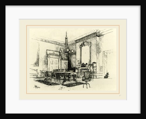 The Cabinet Room, White House, 19th Century by Anonymous