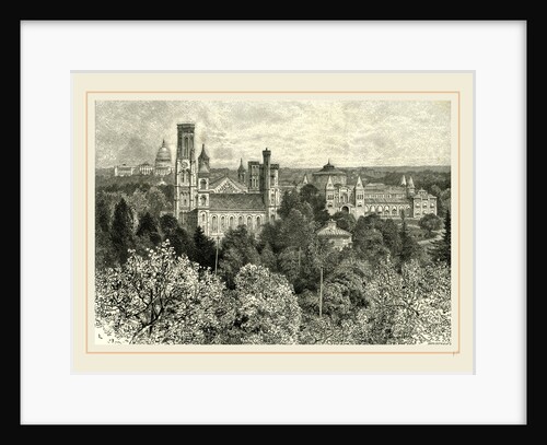 The Smithsonian Institution at Washington, 19th Century, America by Anonymous