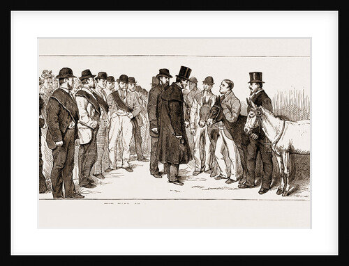 Annual Meeting Of The Golden Lane Costermongers' Mission: The Earl Of Shaftesbury Reviewing The Donkeys, 1875 by Anonymous