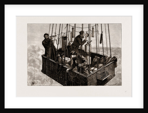 The Fatal Balloon Accident In France, Car Of The zenith With The Three Aeronauts by Anonymous