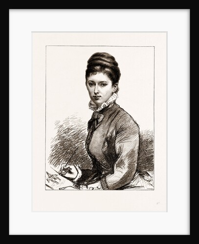 Miss Elizabeth Thompson Drawn From Life, 1875 by Anonymous