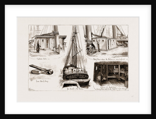 Mutiny On Board The jefferson Borden, 1875 by Anonymous