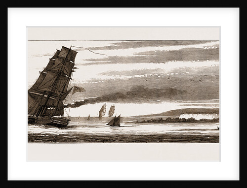 Departure Of The Arctic Expedition: The Last Glimpse Of The Vessels, UK by Anonymous