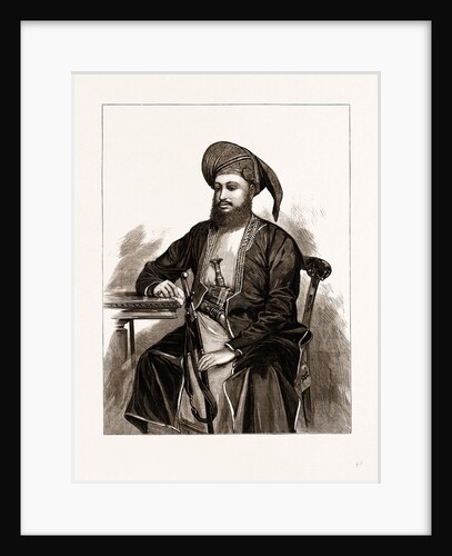 Seyyid Bargash Bin Said Sovereign Of Zanzibar, 1875 by Anonymous