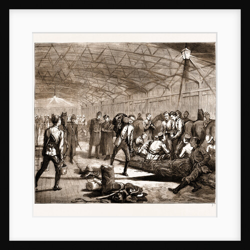 Reinforcements For The Transvaal, South Africa: Embarkation Of Cavalry At The Albert Docks by Anonymous