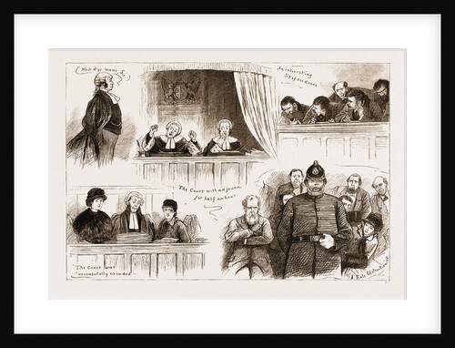 The Land Agitation In Ireland: The State Trial In Dublin, Sketches In Court by Anonymous