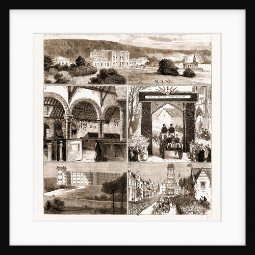 The Prince And Princess Of Wales In The Midlands by Anonymous