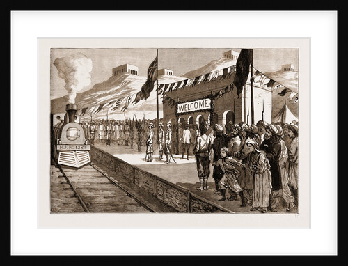 The Tour Of The Viceroy Of India, 1881: Arrival Of The Viceregal Train At Sibi by Anonymous