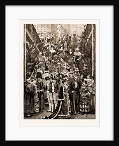 Fancy Ball Given By The Mayor Of Liverpool At The Town Hall, UK by Anonymous
