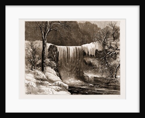 Winter Aspect Of The Falls Of Minnehaha, Minnesota by Anonymous