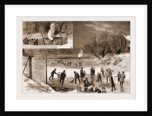 The Frozen Thames At Twickenham, UK by Anonymous