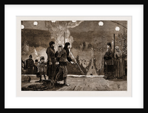 Winter Sports In Canada: Lord Lorne's Tobogganing Party At Government House, 1881 by Anonymous