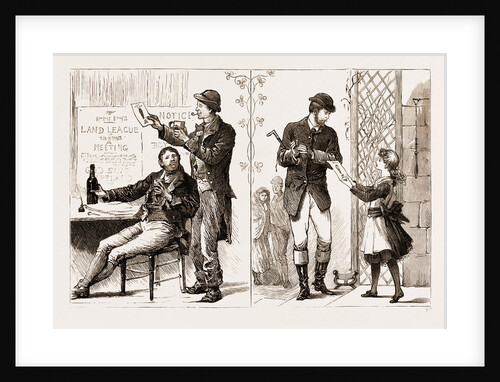 St. Valentine's Day In Ireland, 1881: The Maker: ( Gleefully )—a-h Jeames---'tis Illigant. The Receiver: is This For You by Anonymous