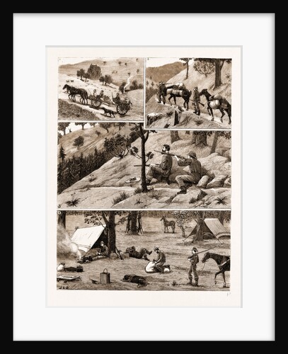 Deer Hunting In The coast Range Mountains by Anonymous