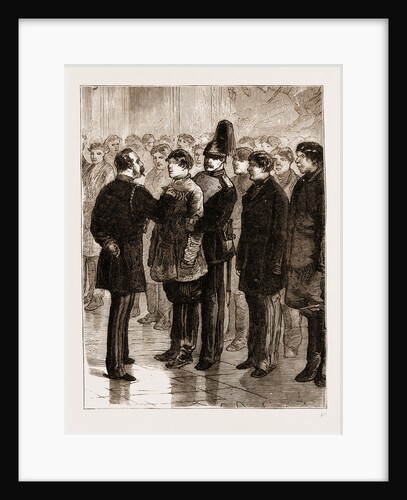 The Russo-turkish War: The Czar Alexander II. Marking Recruits With Their Regimental Numbers by Anonymous
