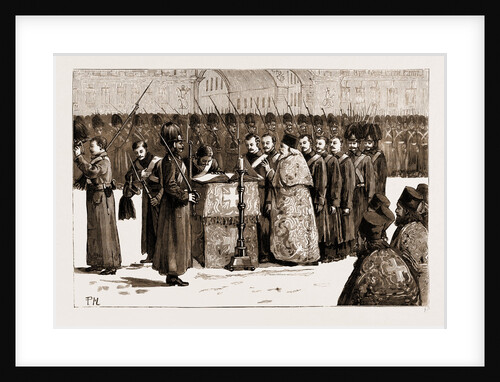 The Assassination Of Czar Alexander II. Of Russia, 1881: The Day After: The Army Swearing Allegiance To The New Czar by Anonymous